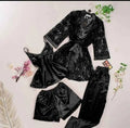 Lace Nighty Set 4 Pcs Luxurious Silk