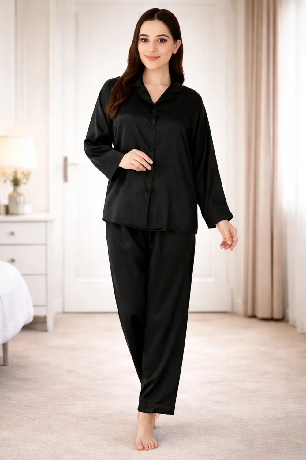 Premium Satin Silk Pajama Set