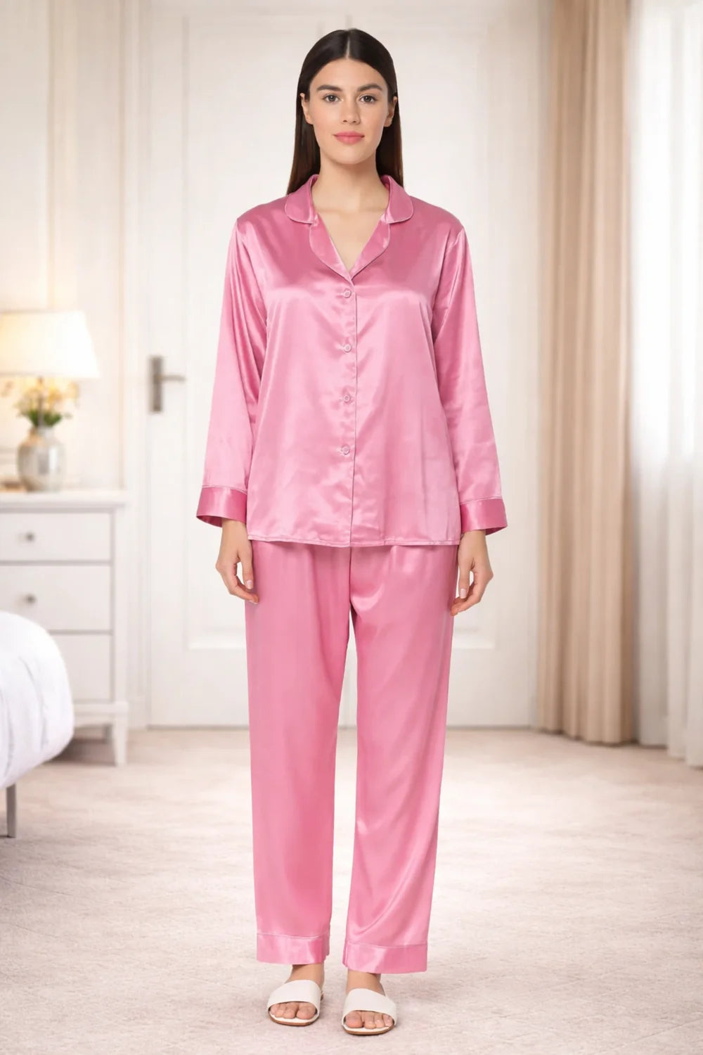 Premium Satin Silk Pajama Set
