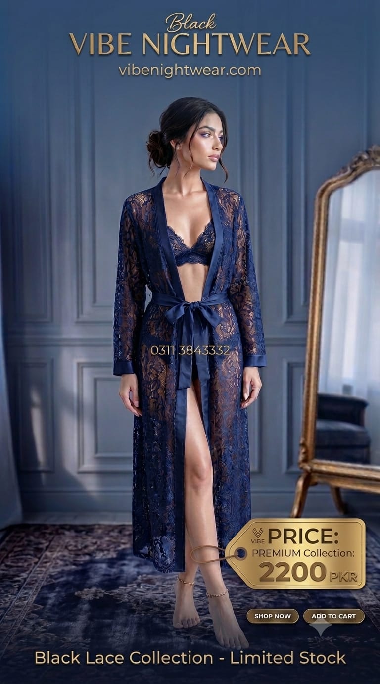 New 3 pice gown set