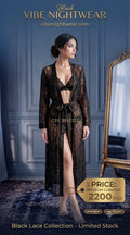New 3 pice gown set