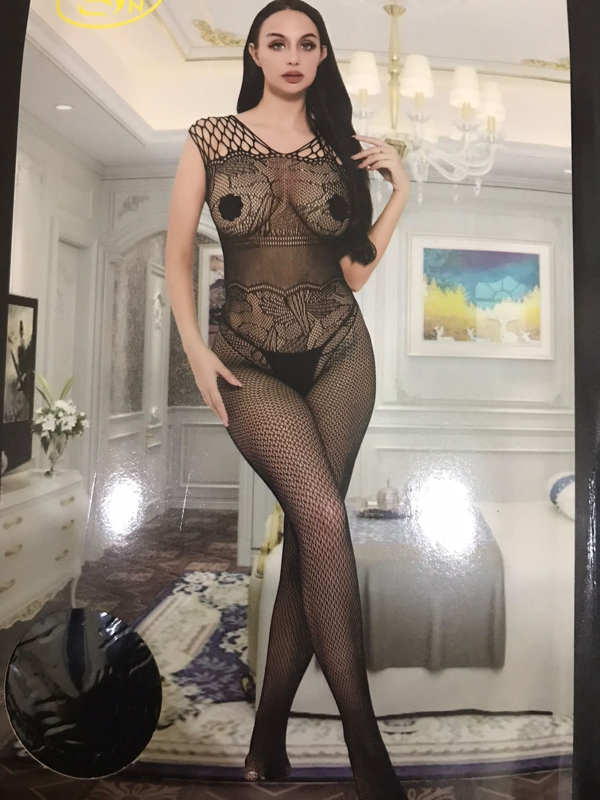 Sensual Floral Lace Full-Body Bodystocking