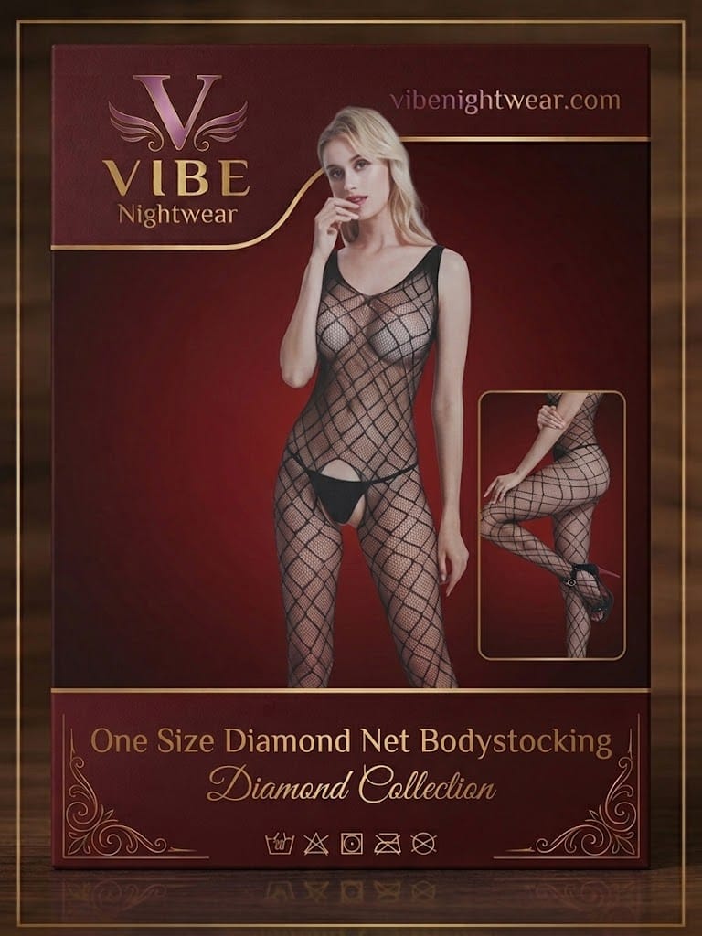 Diamond Net Bodystocking