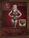 Elegant Floral Lace Full-Length Bodystocking