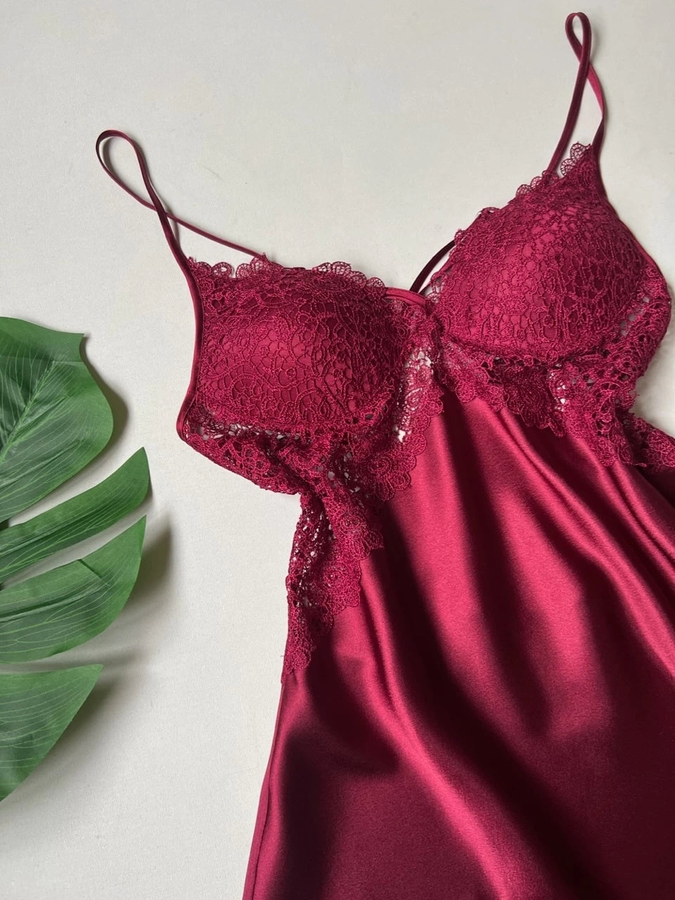 Vibe Luxury 8-Piece Satin & Lace Nightwear Set