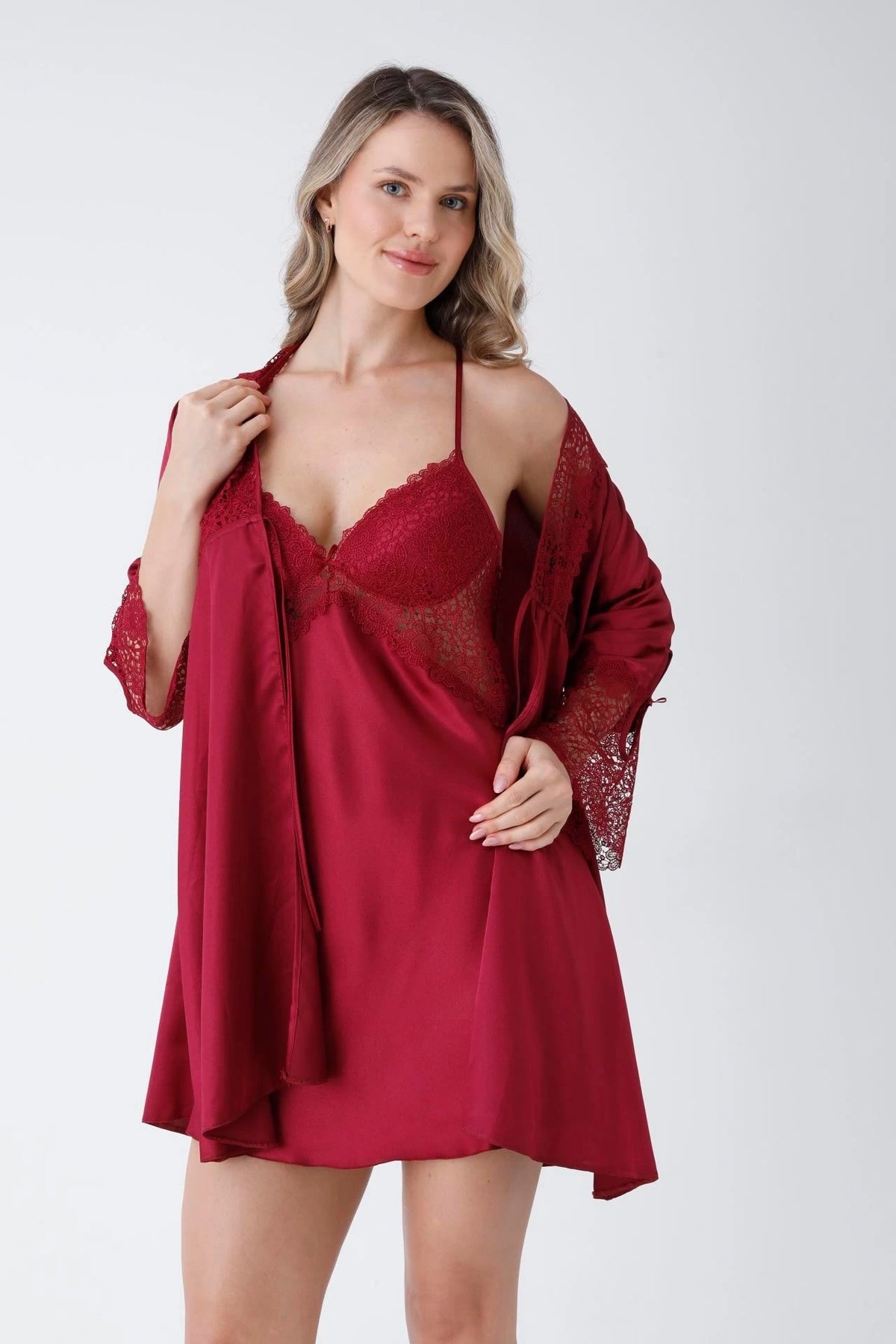 Silk Rose Dreams 6-Piece Nightwear Set
