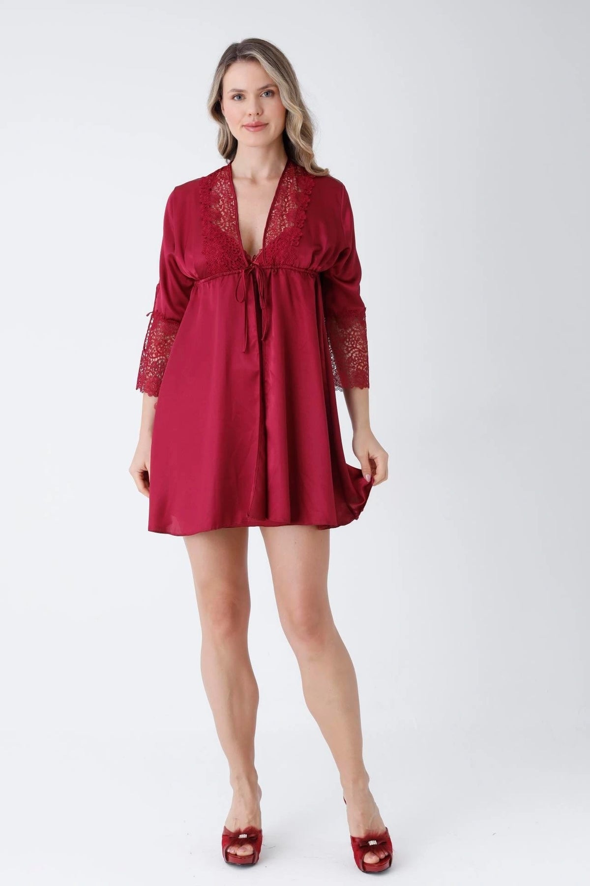 Silk Rose Dreams 6-Piece Nightwear Set