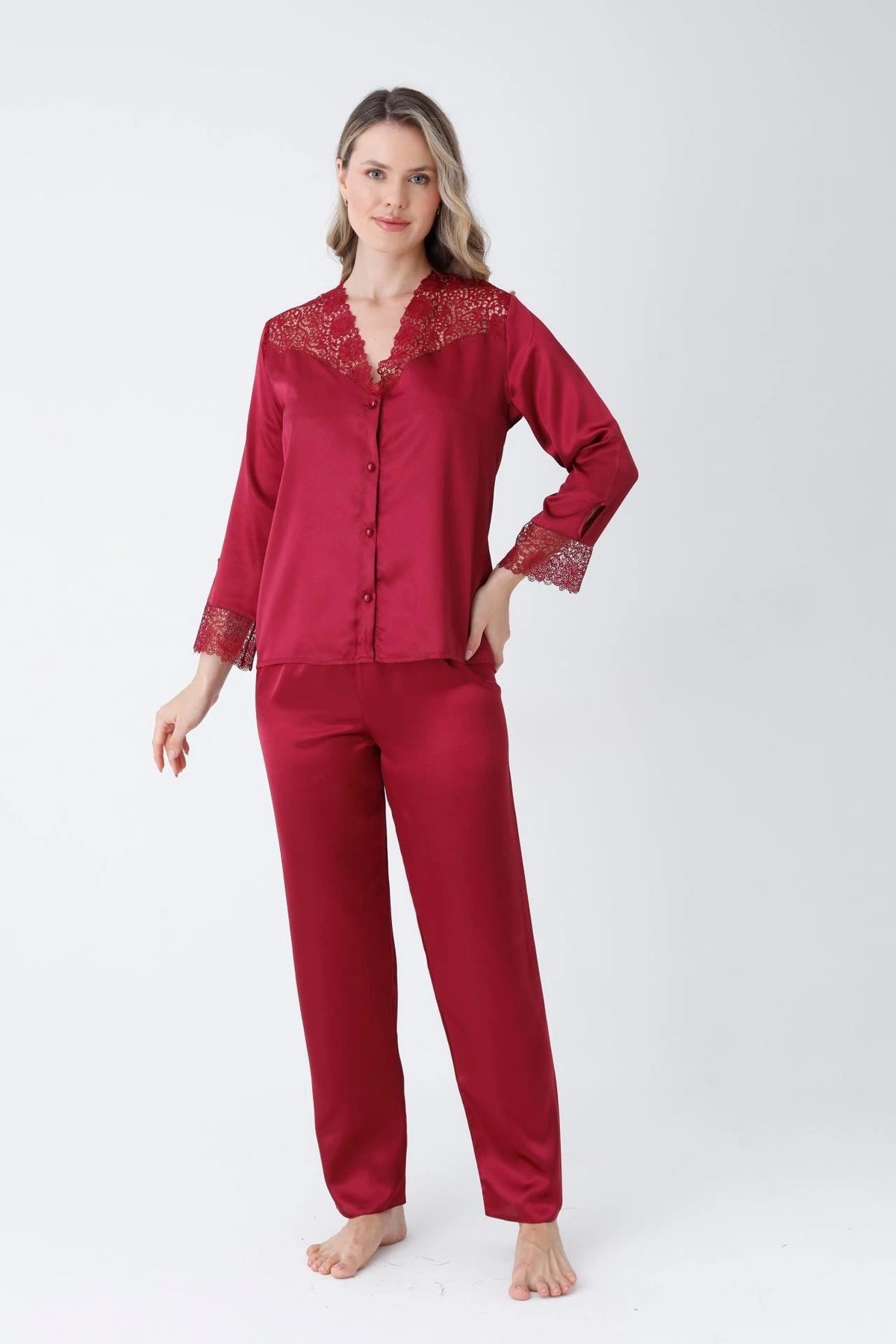 Silk Rose Dreams 6-Piece Nightwear Set