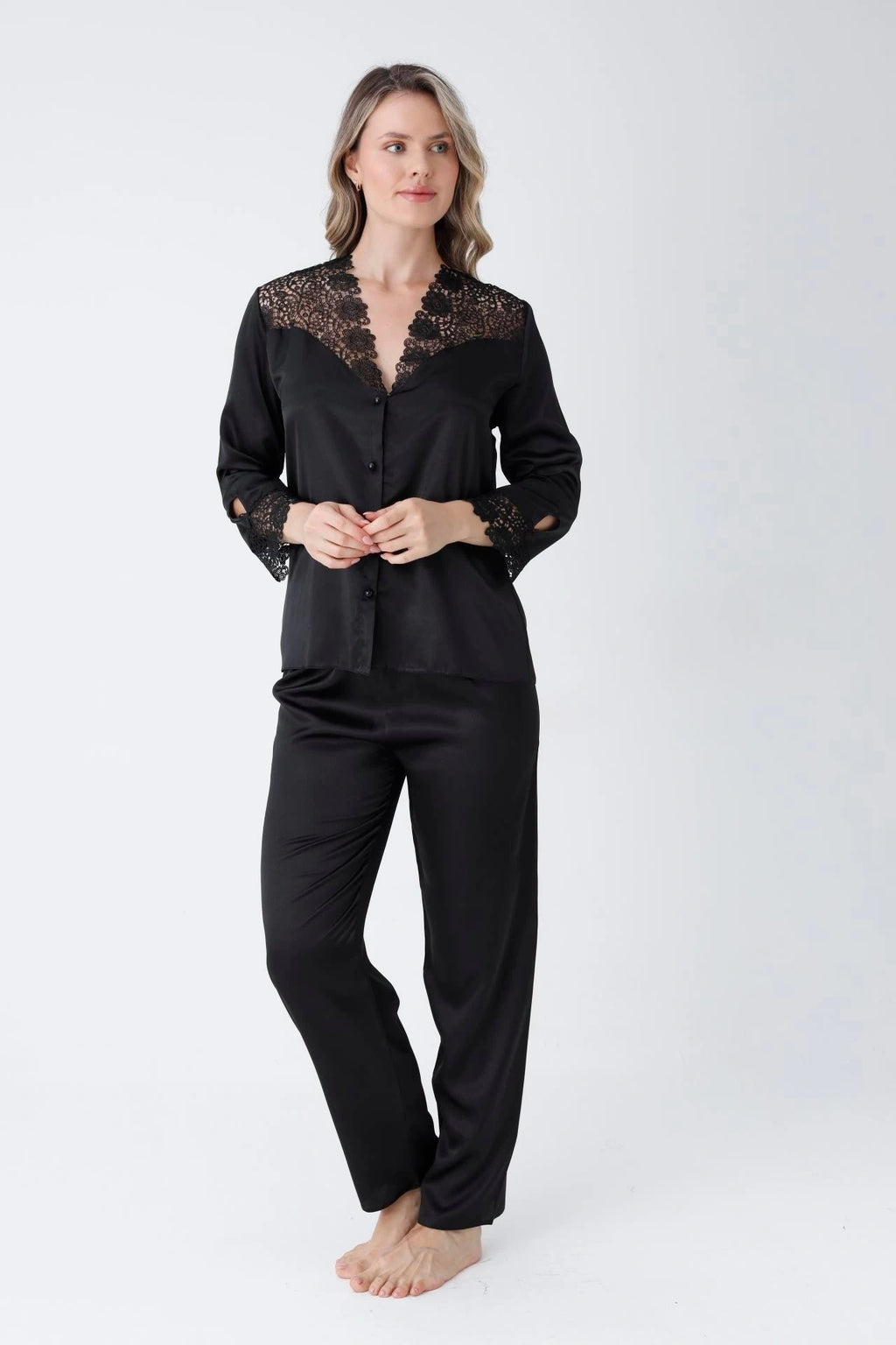 Premium 8 Piece Satin Nightwear Set