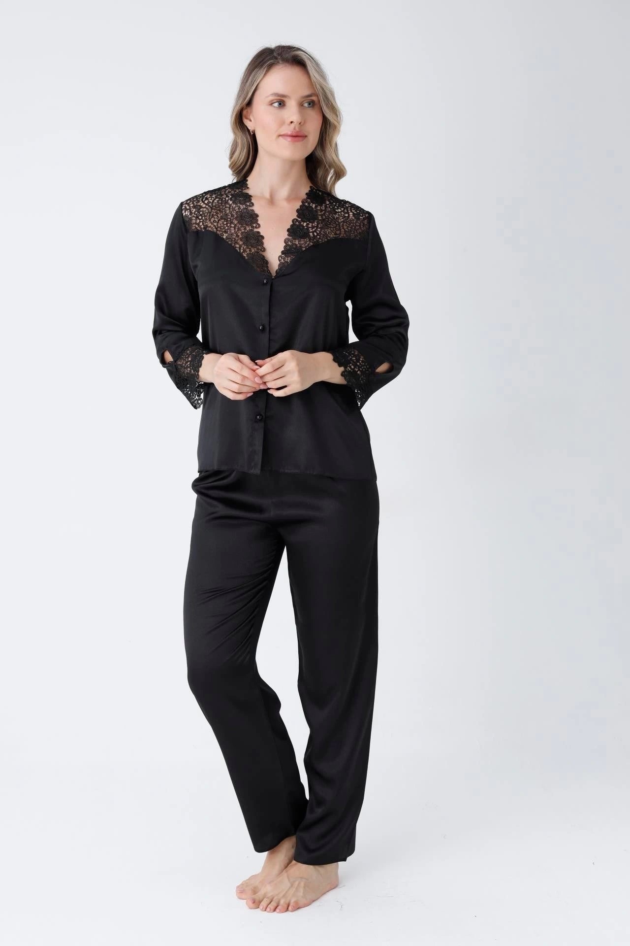 Premium 8 Piece Satin Nightwear Set
